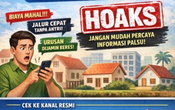 Waspada Hoaks Pertanahan, Masyarakat Diminta Akses Informasi dari Sumber Resmi.
