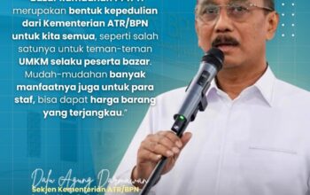 Kementerian ATR/BPN Menggelar Bazar Ramadan 1447 H