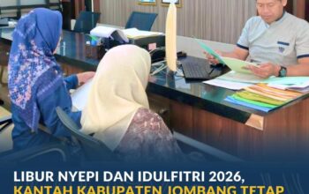Libur Nyepi dan Idulfitri 2026, Kantah Kabupaten Jombang Tetap Sediakan Informasi Dan Pelayanan Pertanahan Bagi Masyarakat