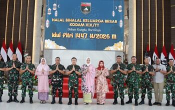 Halal Bihalal Keluarga Besar Kodam XIX/Tuanku Tambusai Pererat Silaturahmi dan Soliditas Satuan