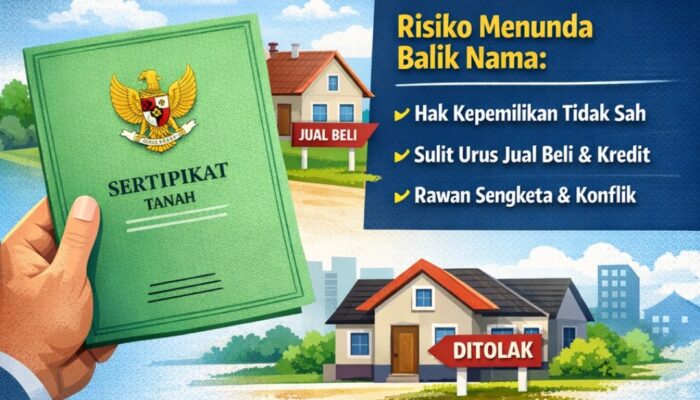 Jangan Tunda Balik Nama Sertipikat, Ini Dampak Hukum yang Perlu Diketahui