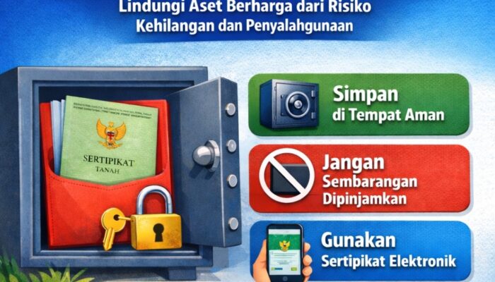 Ayo Jaga Sertipikat Mu, Lindungi Aset Berharga Dari Risiko Kehilangan Dan Penyalahgunaan