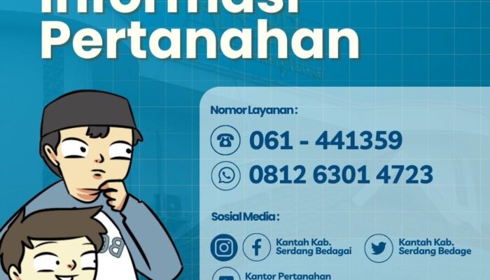 Save Hotline Layanan Kantor Pertanahan Kabupaten Serdang Bedagai