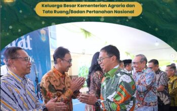 Kementerian ATR/BPN Menggelar Halal Bihalal Pasca Libur Hari Raya Idul Fitri 1447 Hijriah.