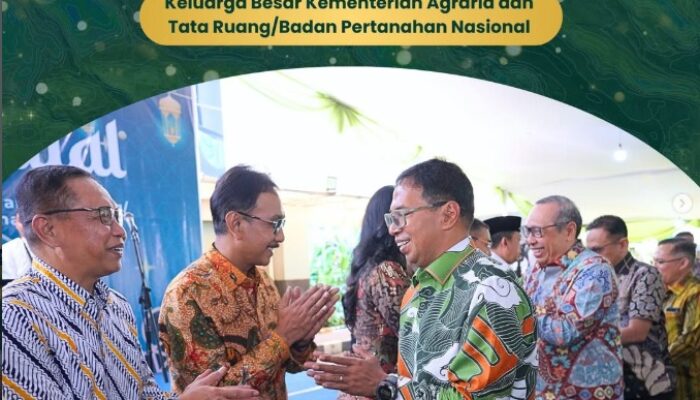 Kementerian ATR/BPN Menggelar Halal Bihalal Pasca Libur Hari Raya Idul Fitri 1447 Hijriah.