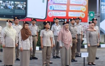 Apel Pagi Dan Halal Bihalal Di Lingkungan Kanwil BPN Sumatera Utara Dengan Dalam Suasana Kebersamaan Dan Kekeluargaan