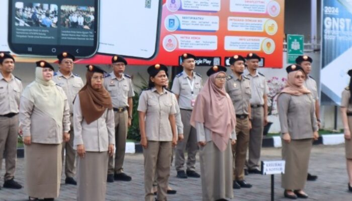 Apel Pagi Dan Halal Bihalal Di Lingkungan Kanwil BPN Sumatera Utara Dengan Dalam Suasana Kebersamaan Dan Kekeluargaan