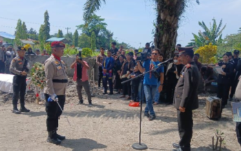 Upacara Persemayaman Aipda Sihar P. Hutahaean Berlangsung Khidmat, Polri Beri Penghormatan Terakhir