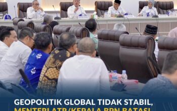 Geopolitik Global Tidak Stabil, Menteri ATR/Kepala BPN Batasi Alih Fungsi Lahan Sawah demi Ketahanan Pangan