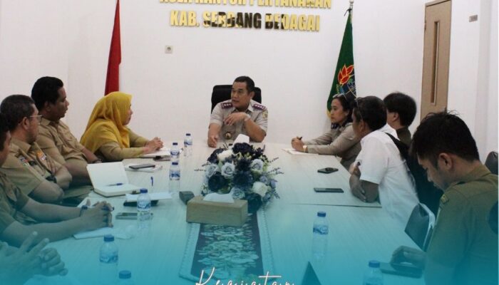 Rapat Koordinasi Terkait Luas HGU PT Socfindo Dilaksanakan Di Aula Kantor Pertanahan Kabupaten Serdang Bedagai