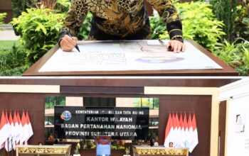 Wamen ATR/BPN Ossy Dermawan Kunjungan Kerja Ke Kantor Wilayah Badan Pertanahan Nasional Provinsi Sumatera Utara