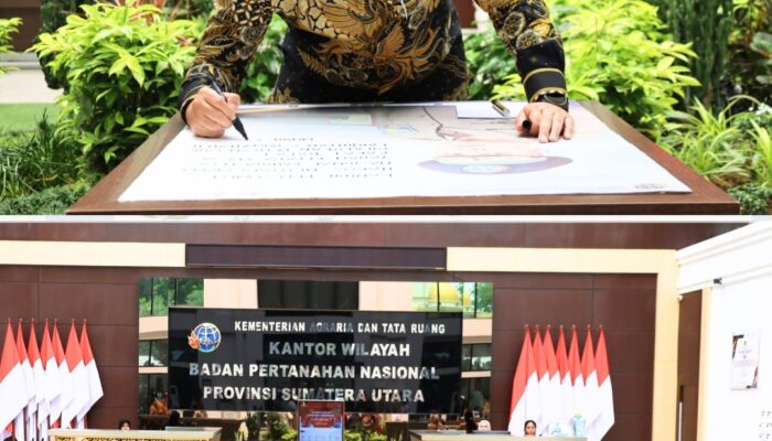 Wamen ATR/BPN Ossy Dermawan Kunjungan Kerja Ke Kantor Wilayah Badan Pertanahan Nasional Provinsi Sumatera Utara