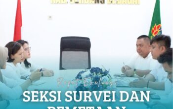 Seksi Survei Dan Pemetaan Mengadakan Rapat Evaluasi Kinerja Sebagai Upaya Meningkatkan Kualitas Pelaksanaan Tugas Dan Pelayanan.