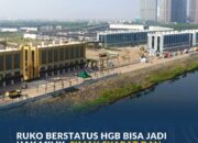 Ruko Berstatus HGB Bisa Jadi Hak Milik, Simak Syarat Dan Ketentuannya