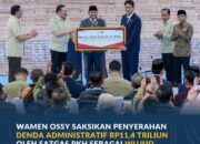 Wamen Ossy Saksikan Penyerahan Denda Administratif Rp11,4 Triliun Oleh Satgas PKH Sebagai Wujud Penyelamatan Kekayaan Negara