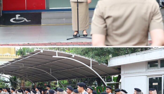 Apel Pagi Kantor Pertanahan Kabupaten Serdang Bedagai Tertib Dan Penuh Semangat.