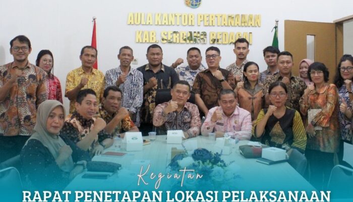 Rapat Penetapan Lokasi Pelaksanaan Kegiatan Penataan Akses Reforma Agraria Tahun Anggaran 2026