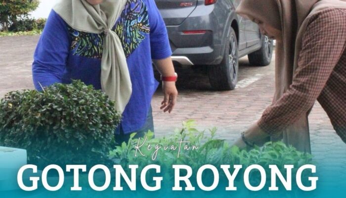 Jum’at Bersih, Kantor Pertanahan Kabupaten Serdang Bedagai Gotong Royong 