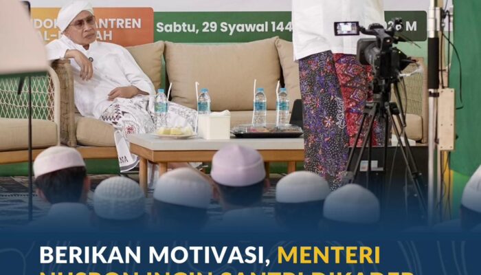 Berikan Motivasi, Menteri Nusron Ingin Santri Dikader sebagai Pelaksana Kebijakan di Bidang STEM