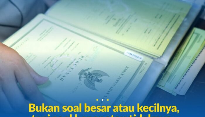 Penguatan Integritas, Kantor Pertanahan Tegaskan Komitmen Pelayanan Bersih dan Profesional