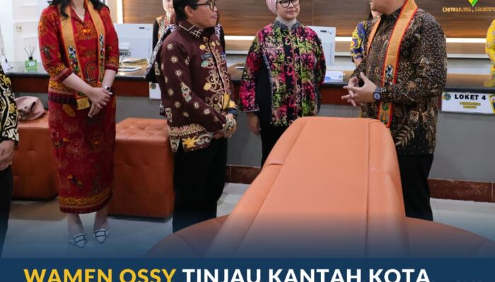 Wamen Ossy Tinjau Kantah Kota Palangkaraya: Ingin Layanan Pertanahan Semakin Memudahkan Masyarakat