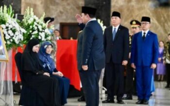 Presiden Prabowo Beri Penghormatan Terakhir untuk Tiga Prajurit TNI, Pahlawan Perdamaian Dunia Gugur di Misi UNIFIL Lebanon