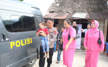 Polres Nias Selatan Fasilitasi Pengobatan Anak Stunting ke RS Bhayangkara Polda Sumut 