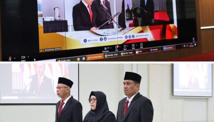 Kanwil BPN Provinsi Sumatera Utara Melantik Dan Pengambilan Sumpah/Janji Jabatan Struktural Bagi Sejumlah Pegawai di Lingkungan Kanwil BPN Provinsi Sumatera Utara