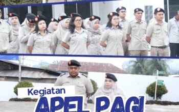 Apel Pagi Jajaran Kantor Pertanahan Kabupaten Serdang Bedagai Penuh Khidmat Dan Disiplin.