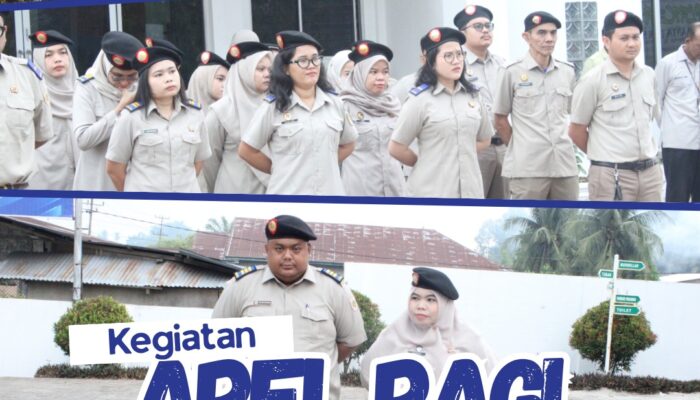 Apel Pagi Jajaran Kantor Pertanahan Kabupaten Serdang Bedagai Penuh Khidmat Dan Disiplin.