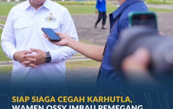 Siap Siaga Cegah Karhutla, Wamen Ossy Imbau Pemegang HGU Lakukan Tindakan Pencegahan