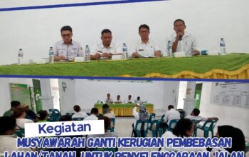 Kantor Pertanahan Kabupaten Serdang Bedagai Menghadiri Musyawarah Penetapan Ganti Kerugian Pembebasan Lahan