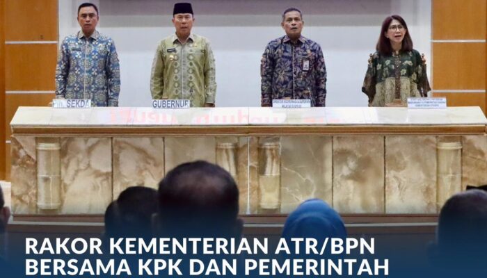 Rakor ATR/BPN, KPK, dan Pemda Se-Sultra Perkuat Pencegahan Korupsi dan Dorong Ekonomi Daerah