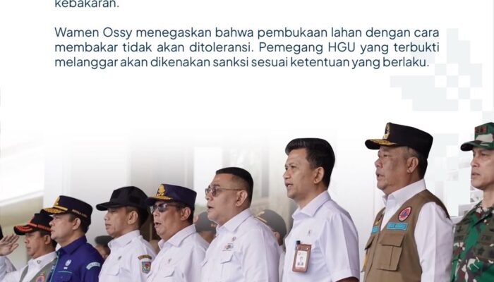Pencegahan Karhutla Memerlukan Kesiapsiagaan Serta Tanggung Jawab Bersama 
