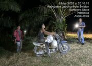 Unit Reskrim Polsek Torgamba Tangkap Pelaku “Ninja Sawit” di Kebun PT Asam Jawa