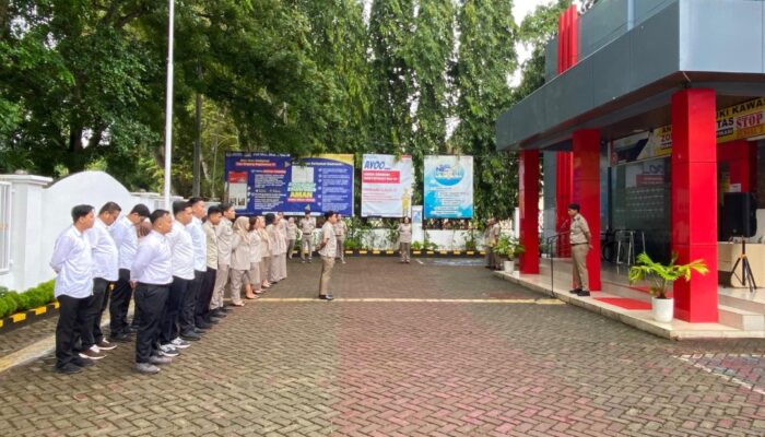 Apel Pagi Kantor Pertanahan Kabupaten Langkat pada Khidmat Dan Penuh Semangat