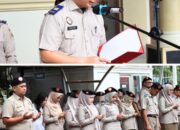 Denny Ardian Lubis Sebagai Pembina Apel Pagi Rutin Kantor Wilayah Badan Pertanahan Nasional Provinsi Sumatera Utara