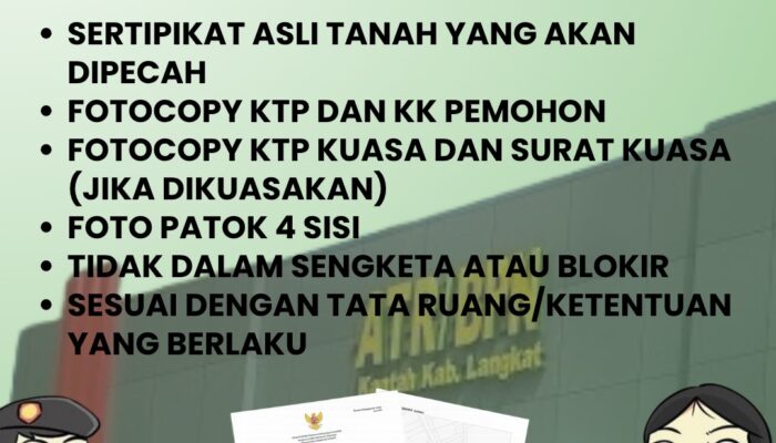 Kantor Pertanahan Kabupaten Langkat Terus Berkomitmen Meningkatkan Kualitas Pelayanan Melalui Penyampaian Informasi Yang Jelas Dan Transparan.