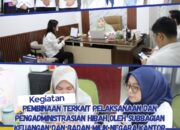 Kantor Pertanahan Sergai Terima Kunjungan Pembinaan Subbagian Keuangan dan Barang Milik Negara Kantor Wilayah BPN Provsu
