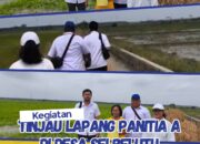 Kantor Pertanahan Kabupaten Serdang Bedagai Tinjau Lapang Panitia A di Desa Sei Belutu Kecamatan Sei Bamban.