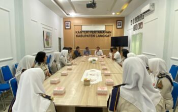 Kantor Pertanahan Kabupaten Langkat Terima Dan Serahkan Mahasiswa Taruna STPN