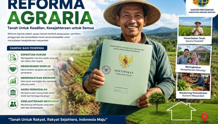 Kantor Pertanahan Serdang Bedagai Sosialisasikan Manfaat Reforma Agraria Bagi Masyarakat