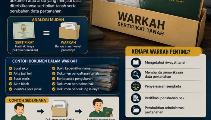 Apa Itu Warkah Sertipikat Tanah? Banyak Masyarakat Belum Tahu, Padahal Penting dalam Riwayat Kepemilikan Tanah