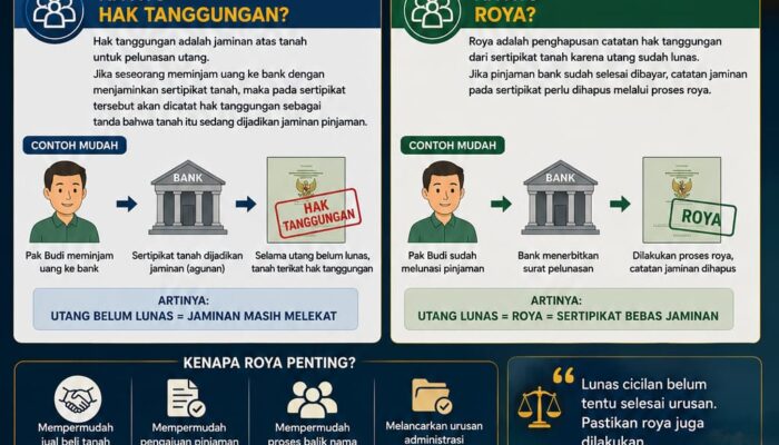 Masih Banyak yang Bingung: Apa Itu Hak Tanggungan dan Roya pada Sertipikat Tanah? Ini Penjelasan Sederhananya