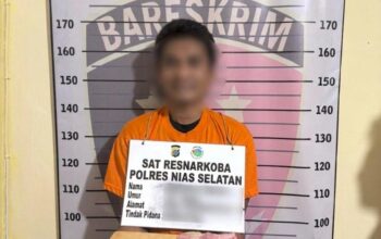 Perang Lawan Narkoba Terus Digencarkan, Polisi Tangkap Diduga Bandar Sabu di Nias Selatan