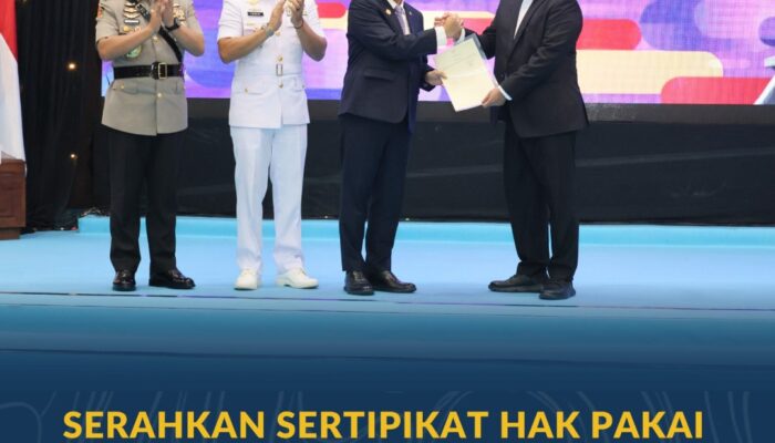 Serahkan Sertipikat Hak Pakai untuk Lemhannas RI, Menteri Nusron: Perkuat Kepastian Hukum Aset Negara