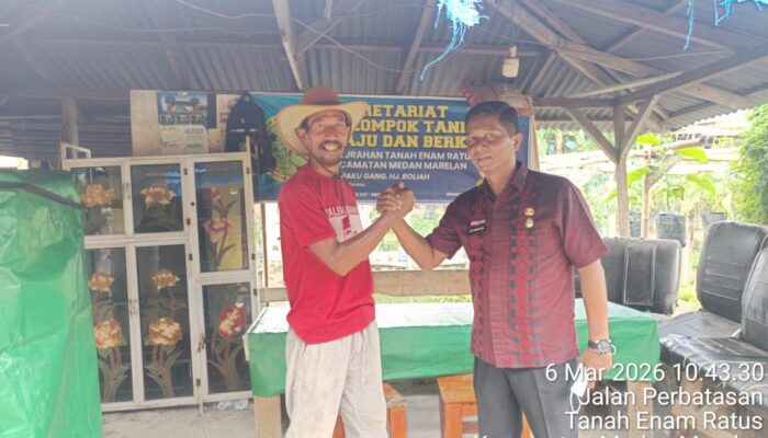 Kelompok Tani Maju dan Berkah Bersama dan PKK Terima Kunjungan Dinas Ketahanan Pangan  dan Perikanan Kota Medan