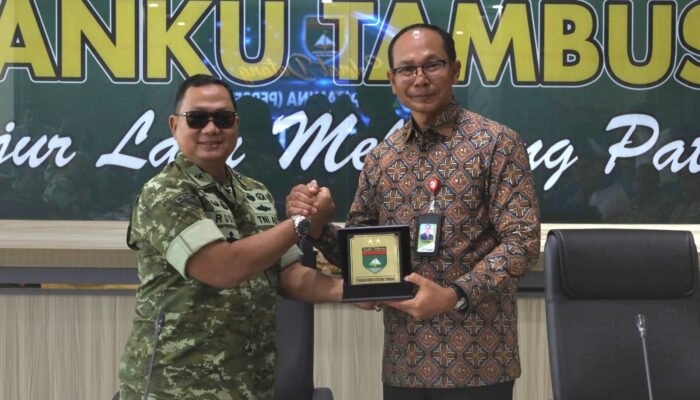 Kodam XIX/Tuanku Tambusai Perkuat Pengamanan Obvitnas, Pertamina Datangi Makodam di Pekanbaru