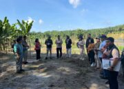 Kantor Pertanahan Kabupaten Langkat Gelar Pemeriksaan Tanah Perkara Di Desa Dalam Naman