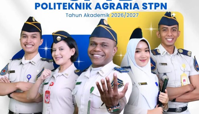 Informasi Seleksi Penerimaan Taruna Baru (SPTB) Politeknik Agraria STPN Tahun Akademik 2026/2027 Sudah Rilis 